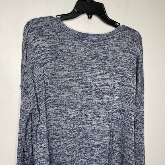 OLD NAVY Sweater Womens Large Heather Blue Pullover NEW Relaxed Stretch - Picture 7 of 11